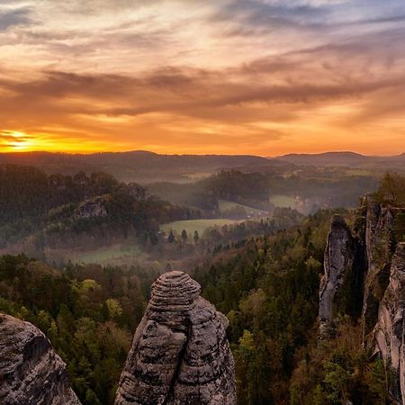4-Bettzimmer Saechsische Schweiz Mittelndorf Dış mekan fotoğraf