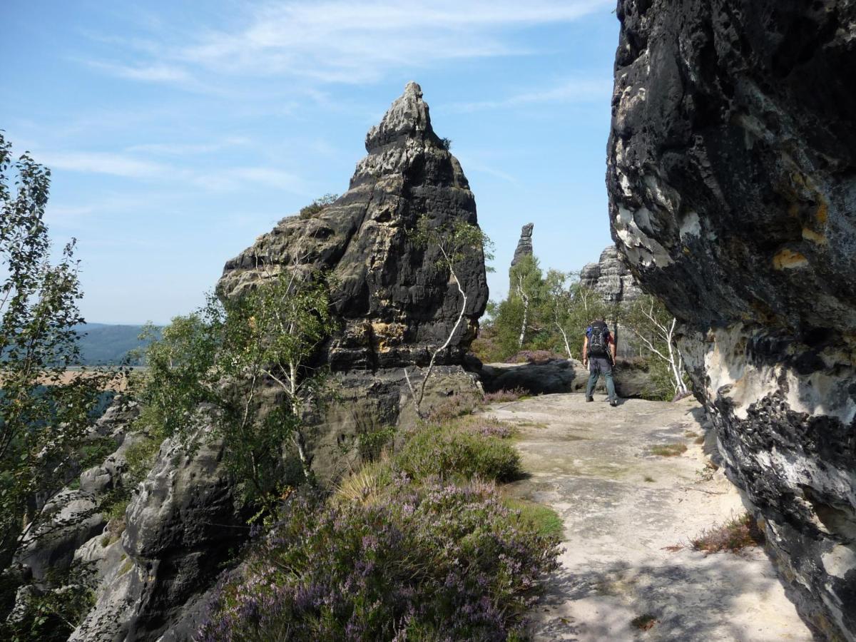 4-Bettzimmer Saechsische Schweiz Mittelndorf Dış mekan fotoğraf