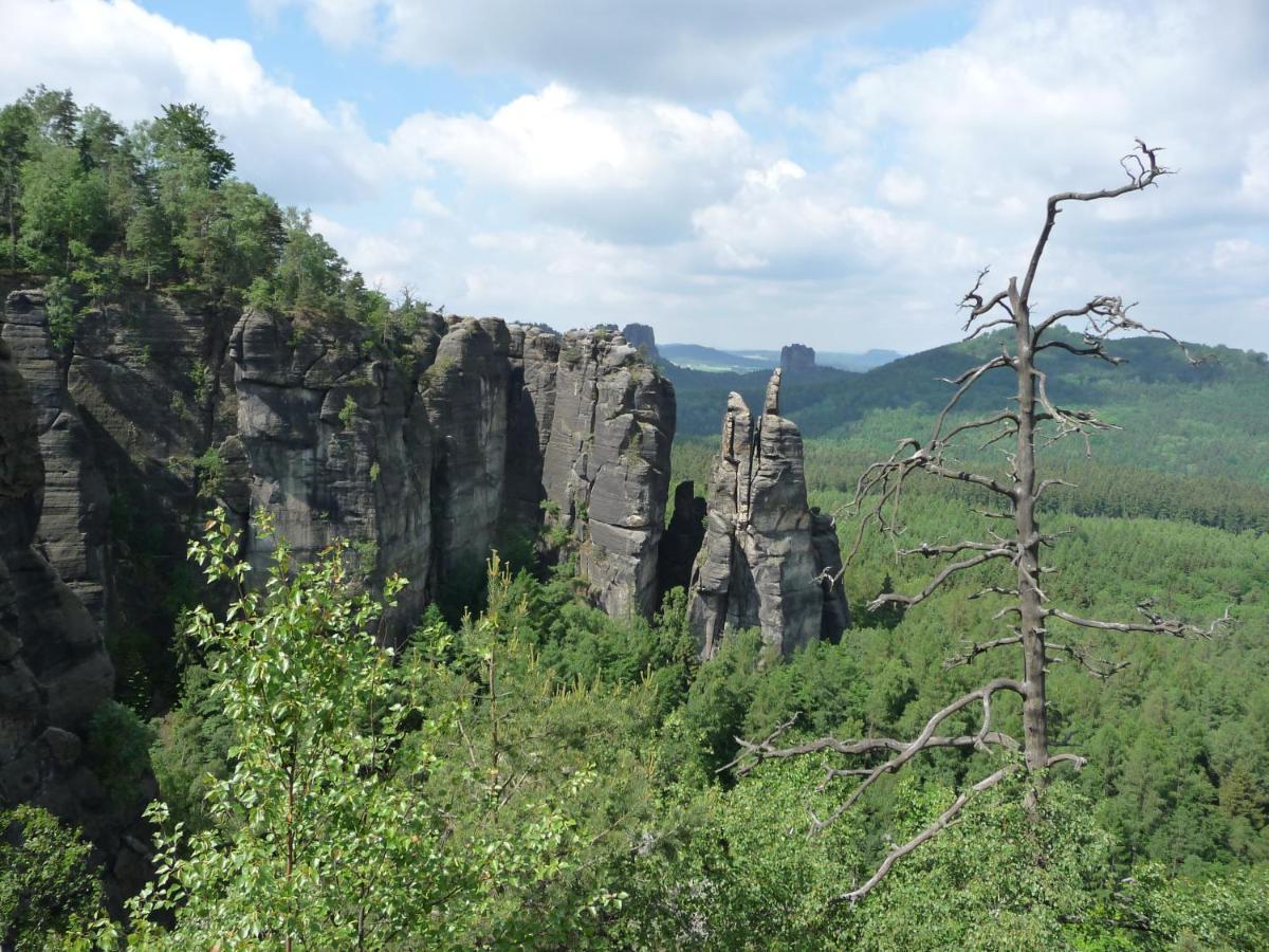 4-Bettzimmer Saechsische Schweiz Mittelndorf Dış mekan fotoğraf
