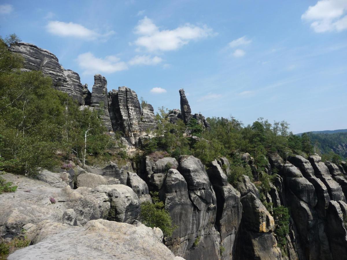 4-Bettzimmer Saechsische Schweiz Mittelndorf Dış mekan fotoğraf